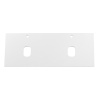 Столешница из МДФ с двумя отверстиями под раковину и с двумя отверстиями под смеситель BelBagno EK-120-2-BO Bianco Opaco