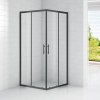 Душевой уголок CEZARES ECO-O-A-2-100-C-NERO
