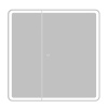 Зеркало-шкаф BelBagno SPC-MAR-800/800-2A-LED-TCH