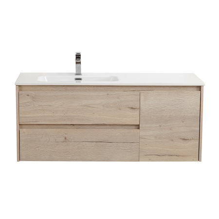 База под раковину подвесная BelBagno KRAFT-1000-2C-1A-SO-RGB-L Rovere Galifax Bianco