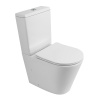 Унитаз-компакт безободковый c cиденьем BelBagno FLAY-R BB2149CPR/SC