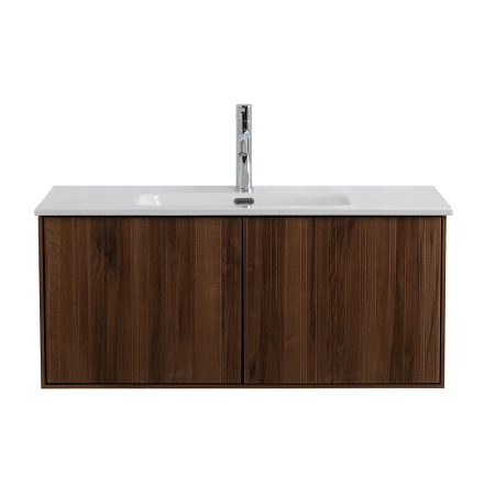 Тумба подвесная под раковину с двумя выдвижными ящиками CEZARES PORTOFINO 55935 Noce