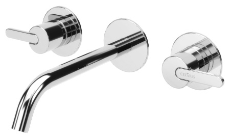 Смеситель для раковины встраиваемый CEZARES LEAF-BLI3L-PR