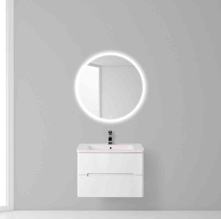 База под раковину подвесная BelBagno LUXURY-600-2C-SO-BL-P Bianco Lucido