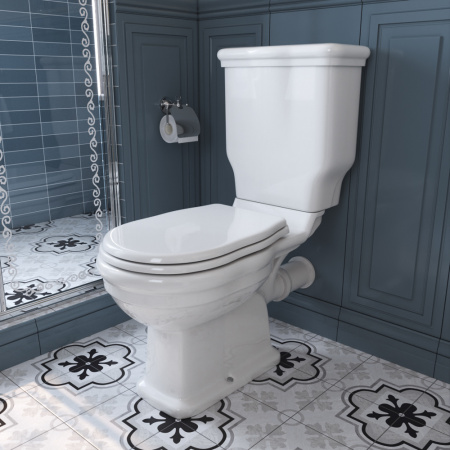 Унитаз-компакт безободковый BelBagno BOHEME BB115CPR