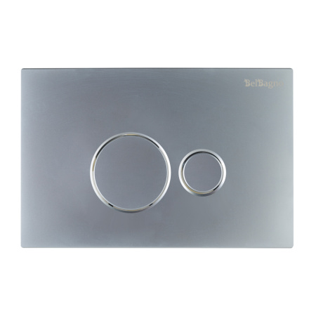 Кнопка смыва BelBagno BB080CR.MAT, матовый хром
