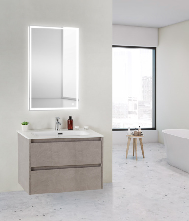 База под раковину подвесная BelBagno KRAFT 39-800/390-2C-SO-PG Pietra Grigio