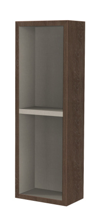 Шкаф подвесной с открытыми полками CEZARES 53134 Rovere scuro Soft