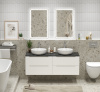 Тумба с четырьмя ящиками и столешницей подвесная BelBagno ETNA 140 Bianco Lucido