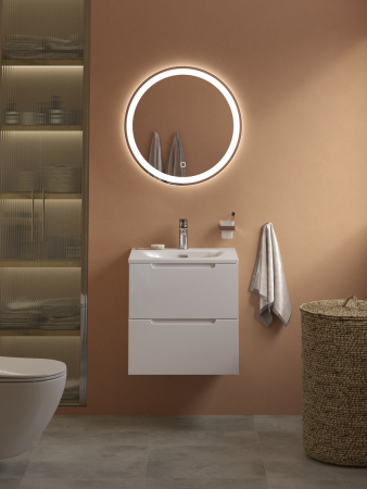 Тумба с раковиной подвесная BelBagno ETNA 39 50 Bianco Lucido, раковина белая BB-8099-3-50