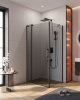 Душевой уголок CEZARES SLIDER-AH-1-80-90/100-GRIGIO-NERO