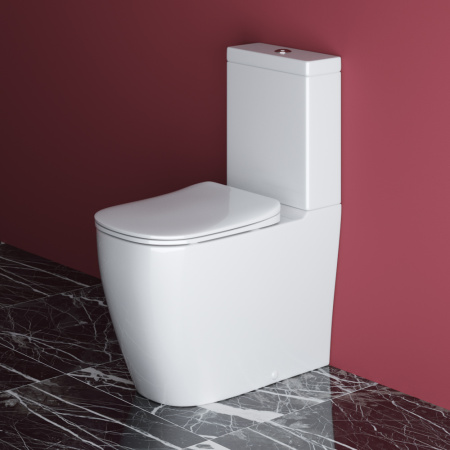 Унитаз-компакт безободковый CEZARES LUX CZR-159-CPR