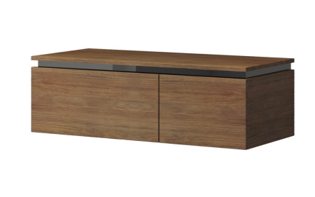Подвесной шкафчик с двумя выдвижными ящиками CEZARES AVRIL 55076 Rovere tabacco