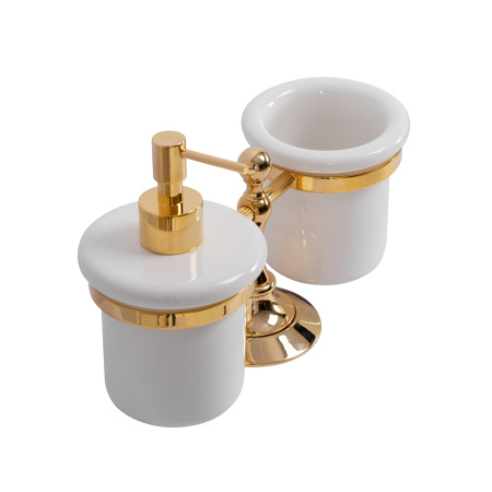 Стакан и диспенсер настольные CEZARES OLIMP-TDT-03/24-M