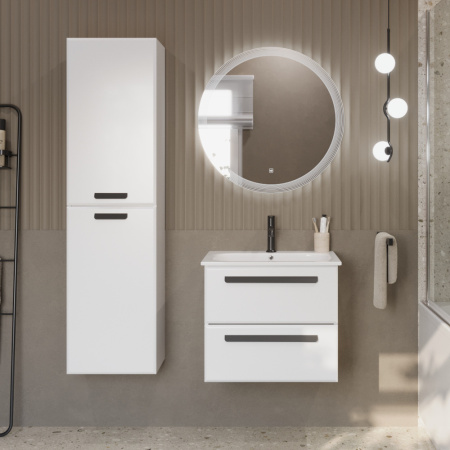 Шкаф подвесной CEZARES ECO-1500-2A-SC-BL Bianco Lucido