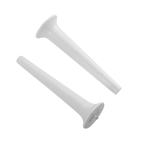 Ножки, комплект 2 штуки, высота 29 см, дерево CEZARES IDRA 40434 Bianco opaco