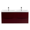 База под раковину подвесная с четырмя ящиками BelBagno MARINO-CER-1200-4C-SO-2-BRDL-P Bordo Lucido