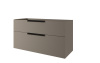 База под раковину с двумя выдвижными ящиками CEZARES URBAN 55163 Grigio opaco