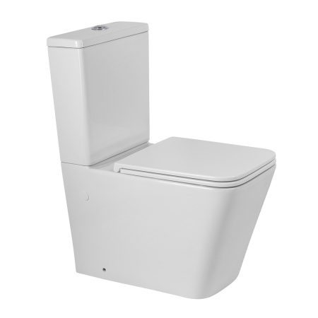 Унитаз-компакт безободковый c cиденьем BelBagno ARDENTE-R BB02093CPR/SC