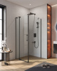 Душевой уголок CEZARES SLIDER-AH-1-100-70/80-C-NERO
