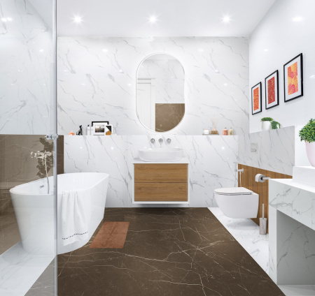 Тумба со столешницей подвесная CEZARES BELLAGIO 70 Rovere Tabacco