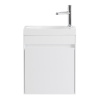 База под раковину подвесная BelBagno PIETRA MINI-460-1A-SO-BL-R Bianco Lucido