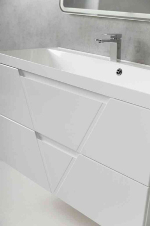 База под раковину подвесная BelBagno VITTORIA-1000-2C-SO-BS-P Bianco Structtura