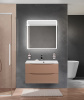 Тумба с раковиной подвесная BelBagno MARINO 80 Capucino Lucido, раковина белая BB800/450-LV-MR-FT