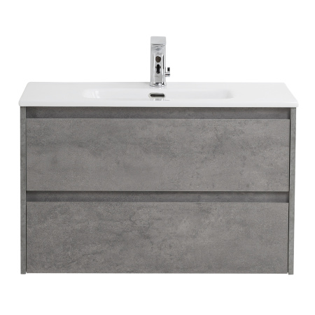 База под раковину подвесная BelBagno KRAFT 39-800/390-2C-SO-CG Cemento Grigio