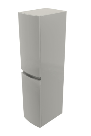 Колонна подвесная с двумя распашными дверцами, реверсивная VAGUE CEZARES 54857 Grigio lucido