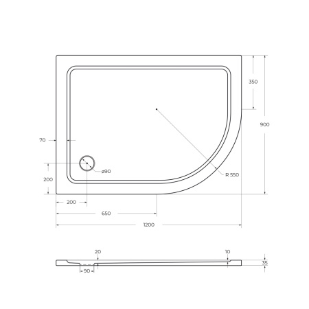 TRAY-M-RH-120_90-550-35-W-L_SCHEME