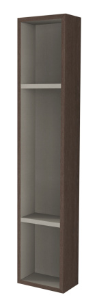Шкаф подвесной с открытыми полками CEZARES 53144 Rovere scuro Soft