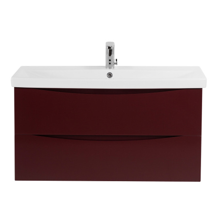 База под раковину подвесная BelBagno MARINO-CER-900-2C-SO-BRDL-P Bordo Lucido